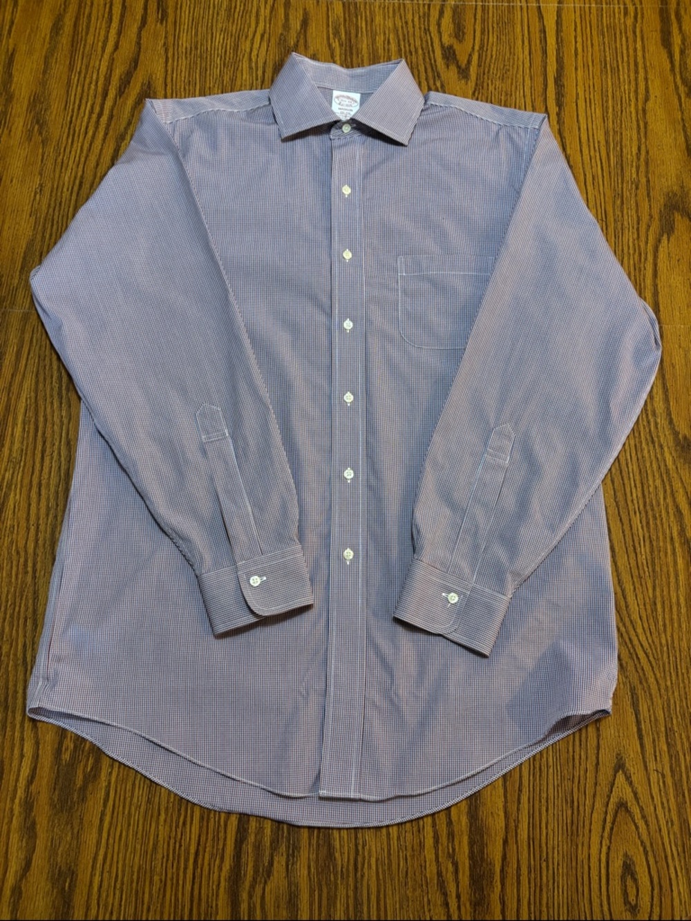 Brooks Brothers Madison Long Sleeved Button Down Shirt